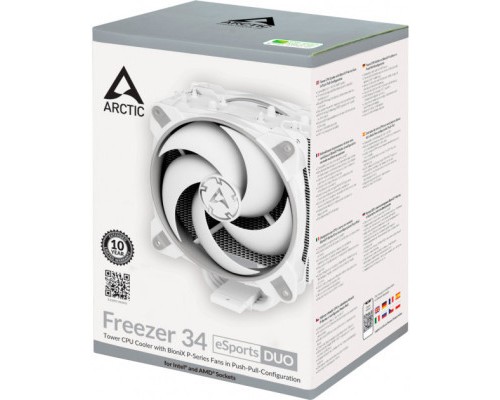 Кулер до процесора Arctic Freezer 34 eSports DUO Grey/White (ACFRE00074A)