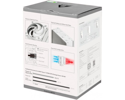 Кулер до процесора Arctic Freezer 34 eSports DUO Grey/White (ACFRE00074A)