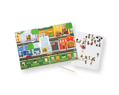 Набір для творчості Melissa&Doug Перевідні наліпки Навколо будинку (MD9530)