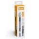 Дата кабель USB 2.0 AM to Lightning 1.0m zinc alloy blue ColorWay (CW-CBUL010-BL)