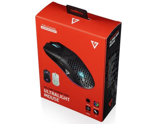 Мишка Modecom Shinobi 3360 Volcano USB Black (M-MC-SHINOBI-3360-100)