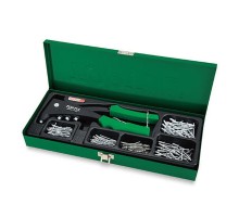 Заклепувальник Toptul професійний JBAF2450 з набором заклепок Pro-Series 151од. (GAAD0103)