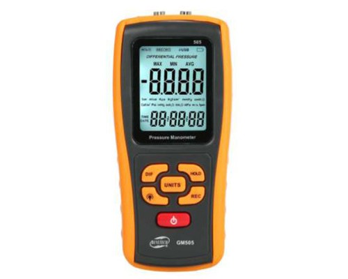 Манометр Benetech диференціальний, USB (GM505)