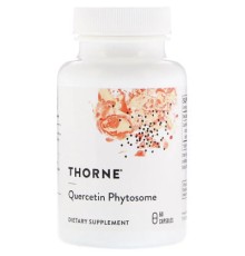 Трави Thorne Research Кверцетин фітосоми, Quercetin Phytosome, 60 капсул (THR-00435)