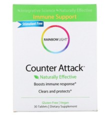 Вітамін Rainbow Light Імунна Підтримка, Counter Attack, 30 таблеток (RLT-11601)