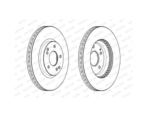 Гальмівний диск FERODO DDF2091C