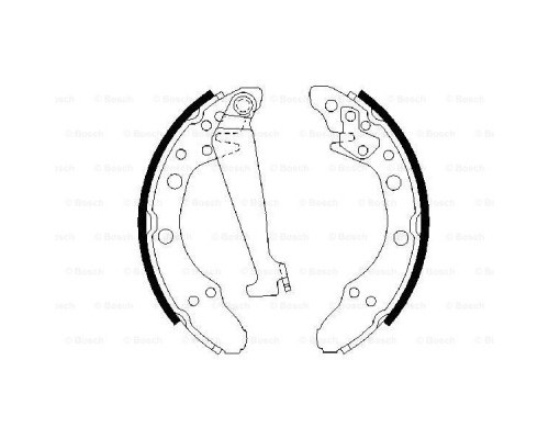 Гальмівні колодки Bosch 0 986 487 270