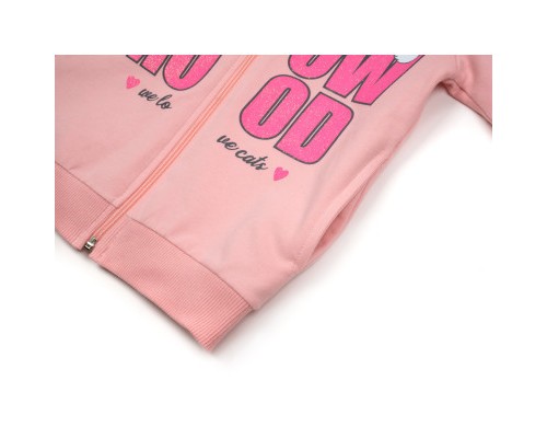 Спортивний костюм дитячий Breeze з котиками (15229-86G-pink)