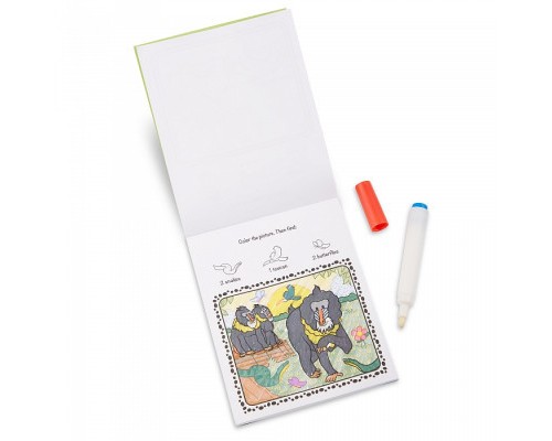 Набір для творчості Melissa&Doug чарівна розмальовка Сафарі (MD30515)