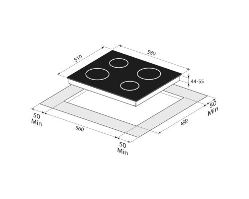 Варочна поверхня Freggia HCE640E2B
