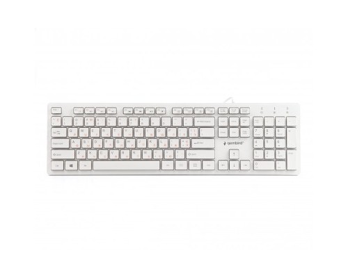 Клавіатура Gembird KB-MCH-03-W-UA USB White (KB-MCH-03-W-UA)