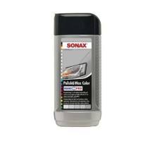 Автополіроль Sonax з воском кольоровий сірий (250мл) NanoPro (296341)