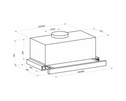 Витяжка кухонна Eleyus BREEZE 1200 60 IS