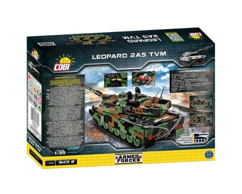 Конструктор Cobi Танк Леопард 2, 945 деталей (COBI-2620)