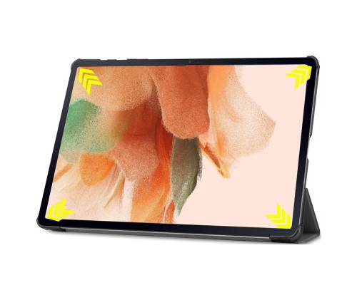 Чохол до планшета BeCover Samsung Tab S7 FE 12.4 SM-T730/SM-T735/S8 Plus 5G SM-X800/SM-X806 Dark Green (706701)