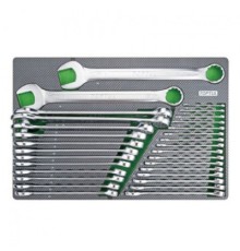 Ключ Toptul ключів комбінованих 6-38мм 30од. (в ложементі) (GED3025)