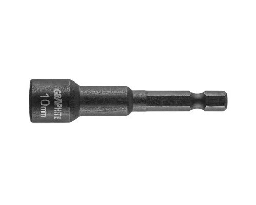 Головка торцева Graphite ударна з магнітом, 10 мм, сталь S2 (56H552)