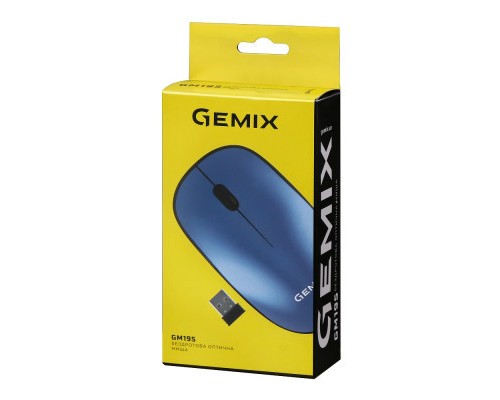 Мишка Gemix GM195 Wireless Blue (GM195Bl)