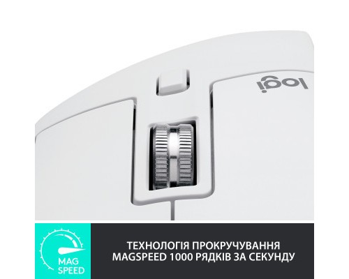 Мишка Logitech MX Master 3S Performance Wireless Mouse Bluetooth Pale Grey (910-006560)