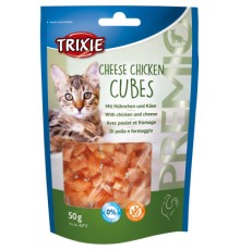 Ласощі для котів Trixie Premio Cheese Chicken Cubes сирно-курячі кубики 50 г (4011905427171)