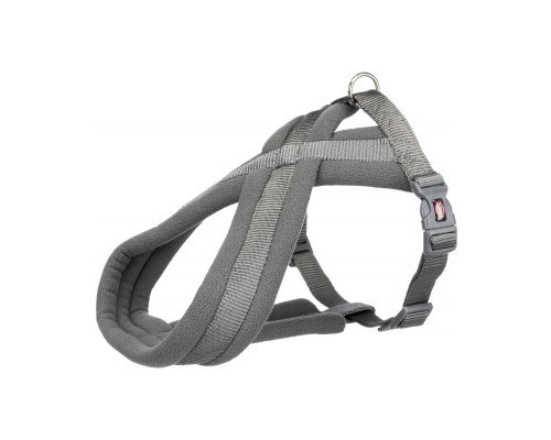 Шлея для собак Trixie Premium туристична S 35-50 см/20 мм графітова (4053032019980)
