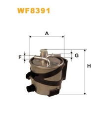 Фільтр паливний Wixfiltron WF8391
