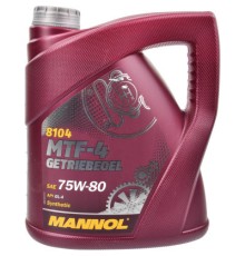 Трансмісійна олива Mannol MTF-4 GETRIEBEOEL 4л 75W-80 (MN8104-4)