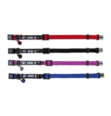 Нашийник для тварин Trixie My Home нейлон з адресником (4011905041803)