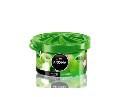 Ароматизатор для автомобіля Aroma Car Organic - Green Apple (921014) 