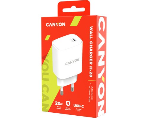 Зарядний пристрій Canyon PD 20W (CNE-CHA20W02)