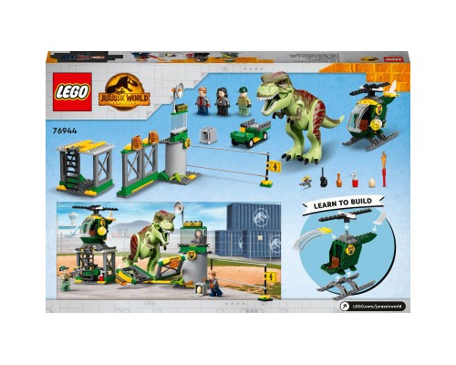 Конструктор LEGO Jurassic World Втеча Тиранозавра 140 деталей (76944)