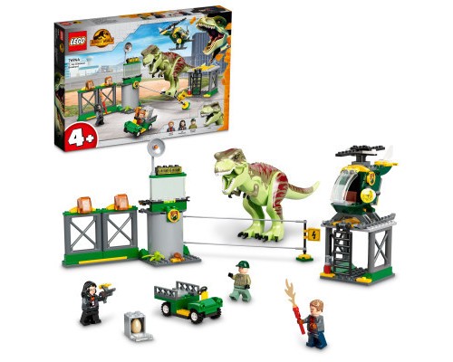 Конструктор LEGO Jurassic World Втеча Тиранозавра 140 деталей (76944)