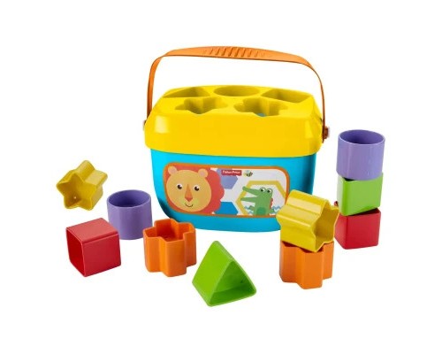 Розвиваюча іграшка Fisher-Price Відерце з кубиками Яскраве (FFC84) Розвиваюча іграшка Fisher-Price Відерце з кубиками Яскраве (FFC84)