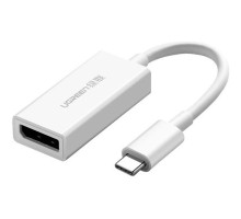 Перехідник USB-C to DisplayPort Adapter MM130 white Ugreen (40372)