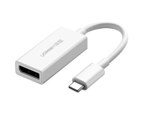 Перехідник USB-C to DisplayPort Adapter MM130 white Ugreen (40372)