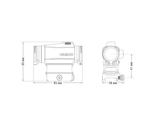Коліматорний приціл Holosun HS515CM (747021)