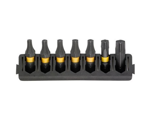 Набір біт DeWALT в касеті для Tough Case, FlexTorq, L25 мм,Т15,Т20-2 шт, Т25-2 шт,Т30,Т40 (DT70816)
