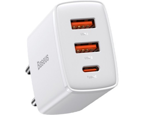 Зарядний пристрій Baseus Compact Quick Charger 2U+C (CCXJ-E02)