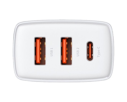 Зарядний пристрій Baseus Compact Quick Charger 2U+C (CCXJ-E02)