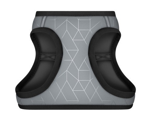 Шлея для собак WAUDOG Clothes з QR-паспортом S1 сіра (2930)