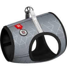 Шлея для собак WAUDOG Clothes з QR-паспортом S1 сіра (2930)