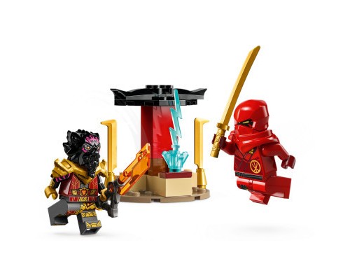 Конструктор LEGO Ninjago Автомобільна й байкова битва Кая і Раса 103 деталей (71789)