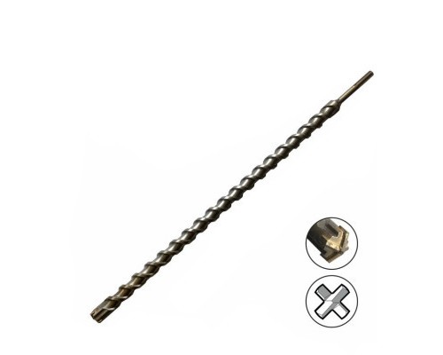 Бур HAISSER SDS-Max Industrial - 40x1000 мм (116477)