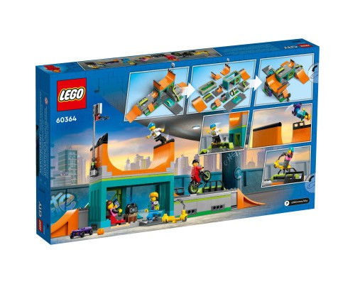 Конструктор LEGO City Вуличний скейтпарк 454 деталей (60364)