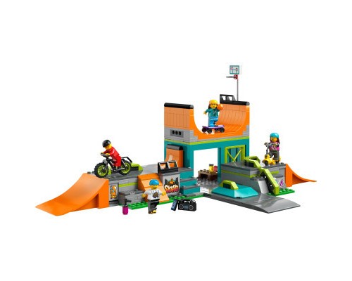 Конструктор LEGO City Вуличний скейтпарк 454 деталей (60364)