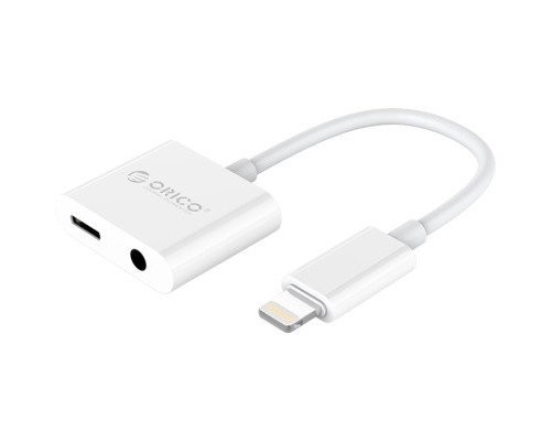 Перехідник Lightning to 3.5mm/Lightning 2LT-WH-BP Orico (CA912797)
