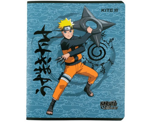 Зошит Kite Naruto 24 аркушів, клітинка (NR23-238)