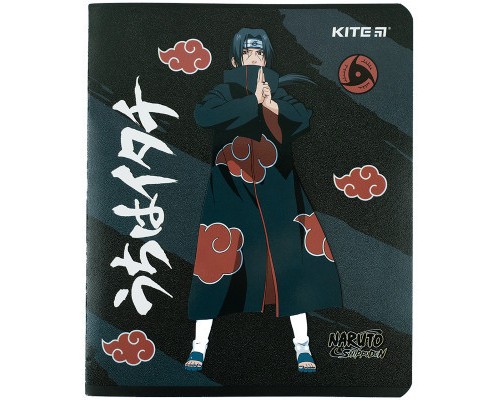 Зошит Kite Naruto 24 аркушів, клітинка (NR23-238)