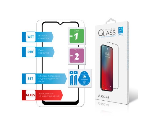 Скло захисне ACCLAB Full Glue Oppo A58 (1283126565144)