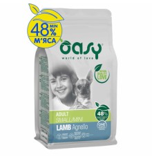 Сухий корм для собак OASY One Animal Protein ADULT Small/Mini з ягням 800 г (8053017348377)